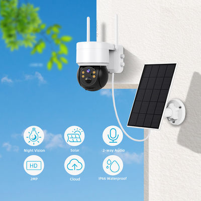 2MP 1080p CMOS sensor Zonnepaneel aangedreven WiFi IP-camera voor nachtzicht buiten