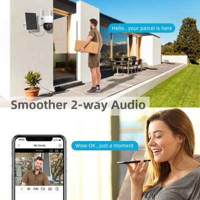 2MP 1080p CMOS sensor Zonnepaneel aangedreven WiFi IP-camera voor nachtzicht buiten