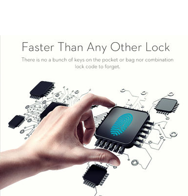 Garage Zink Alloy Security Smart Lock met USB-interface en vingerafdrukherkenning