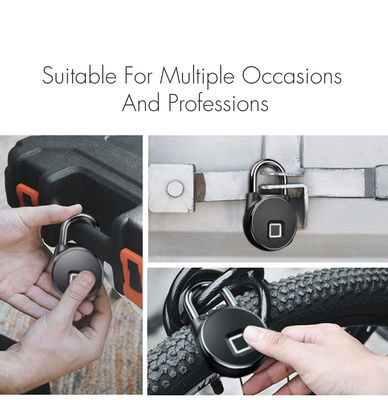 Garage Zink Alloy Security Smart Lock met USB-interface en vingerafdrukherkenning
