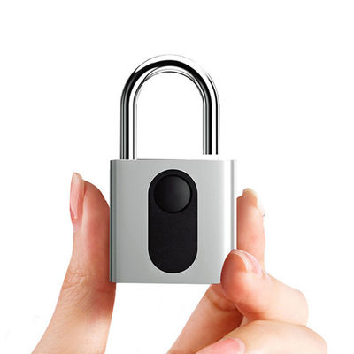 Fiets vingerafdruk Ontsluiting Beveiliging Zink legering Smart Electronic Padlock Waterdicht Anti-diefstal