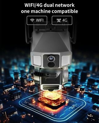 Buiten draadloos 4MP IP Wi-Fi netwerk camera systeem met nachtzicht en APP-besturing