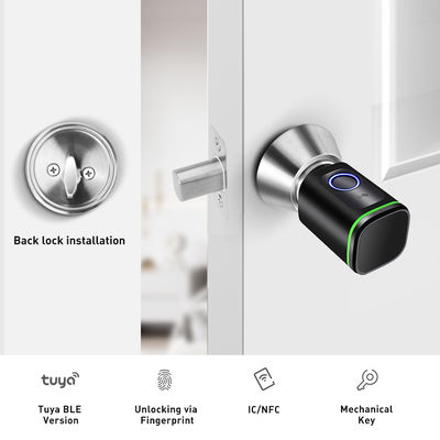 Tuya Appartement vingerafdruk slot met wifi netwerk en waterdicht Messing Mortise slot