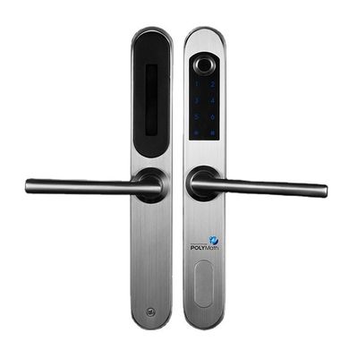 Zilveren vinger afdruk van roestvrij staal Bluetooth Smart Electronic Door Lock voor Houten Deur