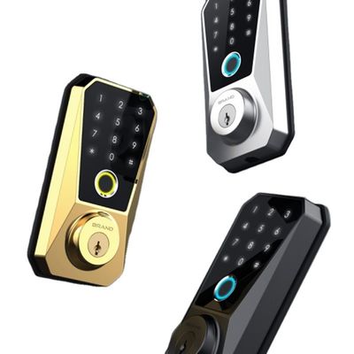 Concurrerend Amerikaans standaard zink legering Wifi gecontroleerd deadbolt slot voor houten deur