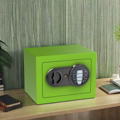 Geld Hotel of Home Draagbaar Digitaal slot Mini Security Safe met sleutel en pincode toegang