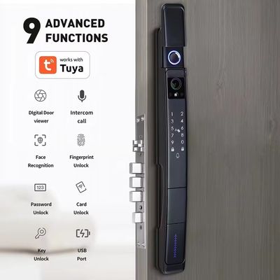 Beveilig uw huis met TUYA Smart Door Lock 3D gezichtsherkenning en geheugenkaartopslag