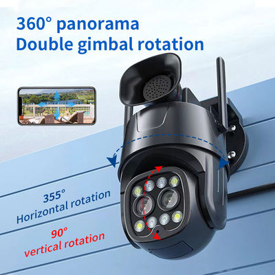 1080P Dual Lens Network Camera met 8X optische zoom en 360° all-round bescherming