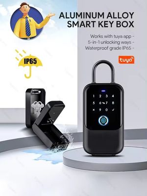 Houten deuren App Ontgrendel buiten IP65 Waterdicht WiFi Smart Door Lock met vingerafdruk TUYA TT