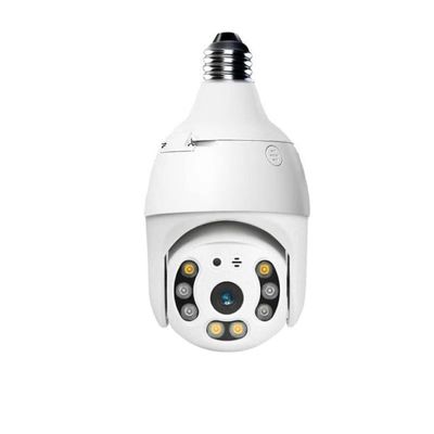360 graden HD-bewaking PTZ-beveiliging Wifi Cctv-netwerkcamera voor slimme gloeilamp
