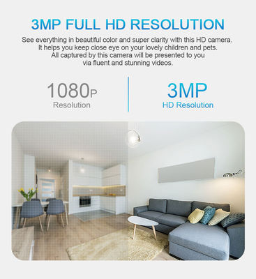 360 graden HD-bewaking PTZ-beveiliging Wifi Cctv-netwerkcamera voor slimme gloeilamp