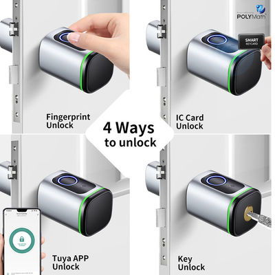 Steel Door Digital Tuya App Cards Password Smart Cylinder Lock met geheugenkaartopslag
