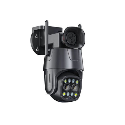 2.8 8mm Dual Lens PTZ IP Camera met Hybrid Zoom Human Detection en Audio Capability
