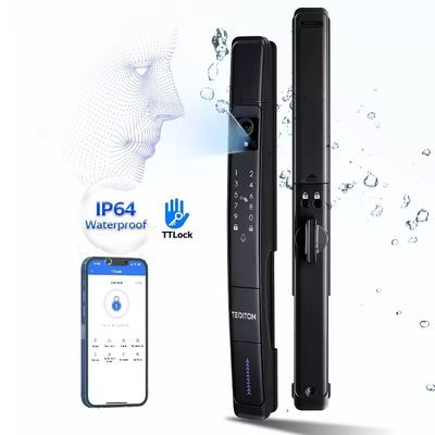 2024 TUYA App Smart Lock Wifi 3D Face Fingerprint Recognition voor Hout Glas Door Home