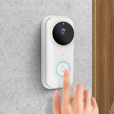 Makkelijk te installeren Wit WiFi 1080P Video Door Phone Intercom System Makkelijk te installeren