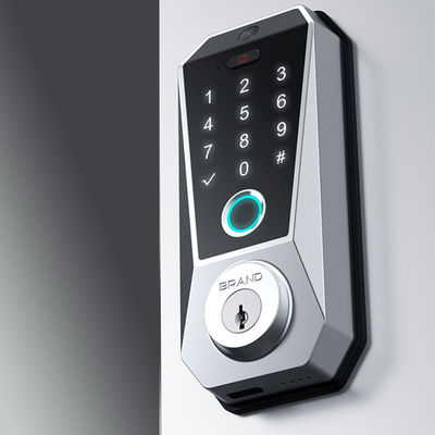 Tuya WIFI Digital Smart Door Lock met geheugenkaart data opslag en vingerafdruk toegang