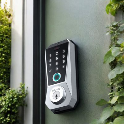 Tuya WIFI Digital Smart Door Lock met geheugenkaart data opslag en vingerafdruk toegang