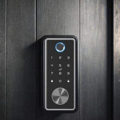 Wood Door Smart Lock met Tuya Code en Fingerprint Recognition Technology
