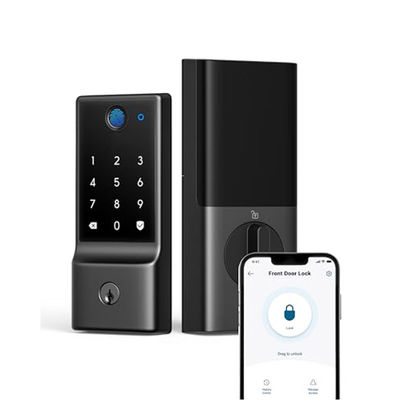 Modern minimalist Tuya Face Code Hotel Camera Slim Deadbolt Nfc Intelligent Automatisch Waterdicht Systeem Sleutelkaart Buiten Smart Door Lock