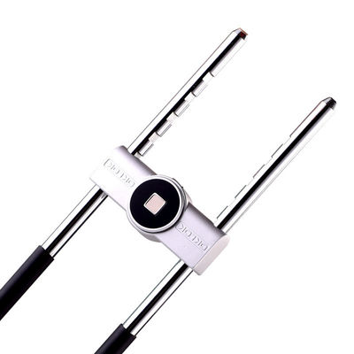 Smart Glass Door Fingerprint Door Lock met Micro USB oplaadbare en zink legering materiaal