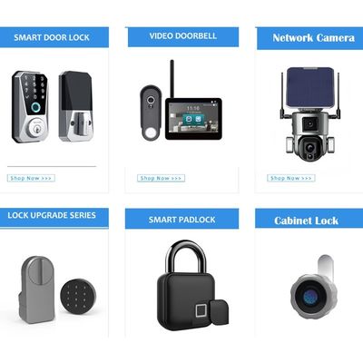 Beveilig uw huis met TUYA WiFi BLE Smart Bedroom Door Lock Cylinder en Memory Card