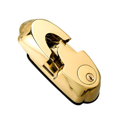 Houten deuren Hoog beveiligd Goudkleurig Waterdicht Glijdend Slimme vingerafdruk deur slot 42,1 * 35,6 * 51,5 cm