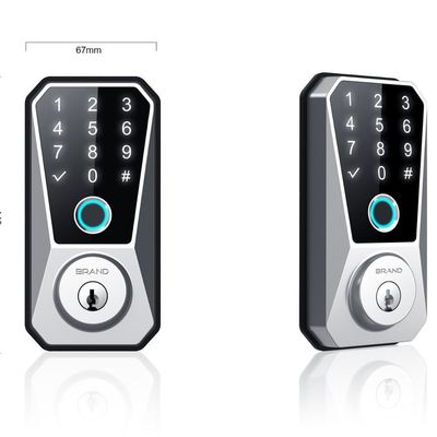 Ontgrendelingsmethode Kaartcode Sleutel vingerafdruk Hottest WiFi-verbinding deur slot voor appartementen
