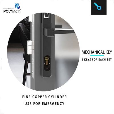 Blue Tooth Network Aluminium deur Tuya Waterdicht vingerafdruk slot BLE WIFI Smart Door Lock
