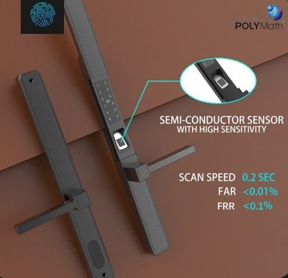 Digitaal Sleutelloos Waterdicht Tuya WiFi App Smart Door Lock Biometrisch Vingerafdruk Handle
