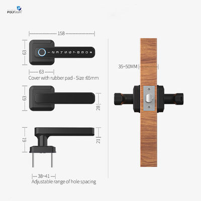 Electronica Gate App Ontsluitmethode Geheugenkaart Gegevensopslag Opties Fingerprint Lock