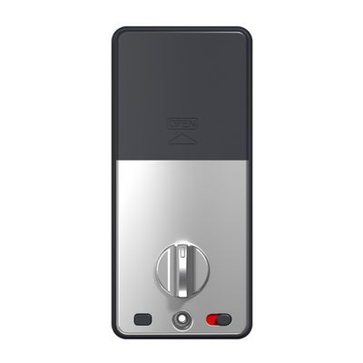 Sliver multifunctionele slimme deur slot met vingerafdruk wachtwoord en kaart functies