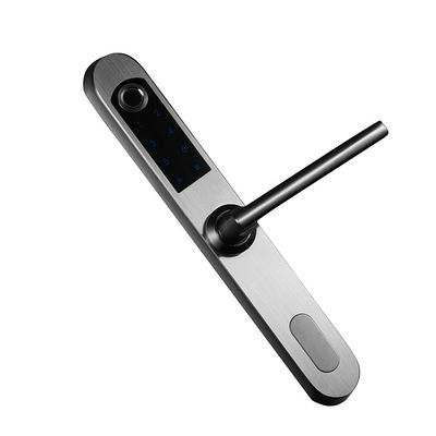 Smart Lock met handgreep in zilveren kleur