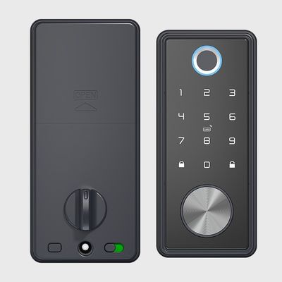 Aluminiumdeur TUYA Smart Lock met vingerafdrukherkenning en geheugenkaartopslag
