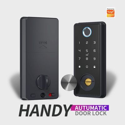 Aluminiumdeur TUYA Smart Lock met vingerafdrukherkenning en geheugenkaartopslag