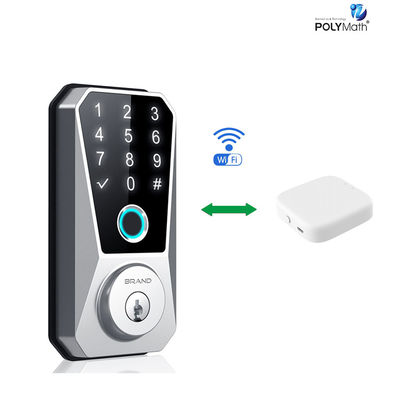 Roestvrij staal deur slim deadbolt slot wifi digitale voorkant sleutelloos voor huis Tuya app
