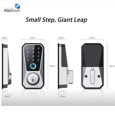 Roestvrij staal deur slim deadbolt slot wifi digitale voorkant sleutelloos voor huis Tuya app