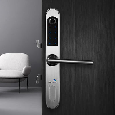 Waterdicht biometrisch vingerafdrukglas deur slot voor schuifdeuren