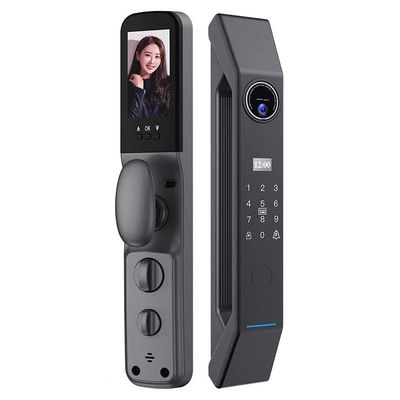 Wood Door Smart Gate Lock met 4200mA Lithiumbatterij en 3D gezichtsherkenning