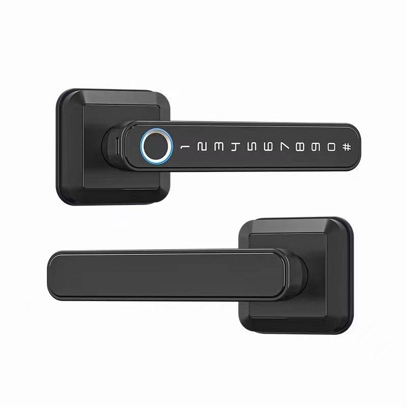 Wifi verbonden Bluetooth toegangslot Handle voor moderne eenvoud stijl deur slot