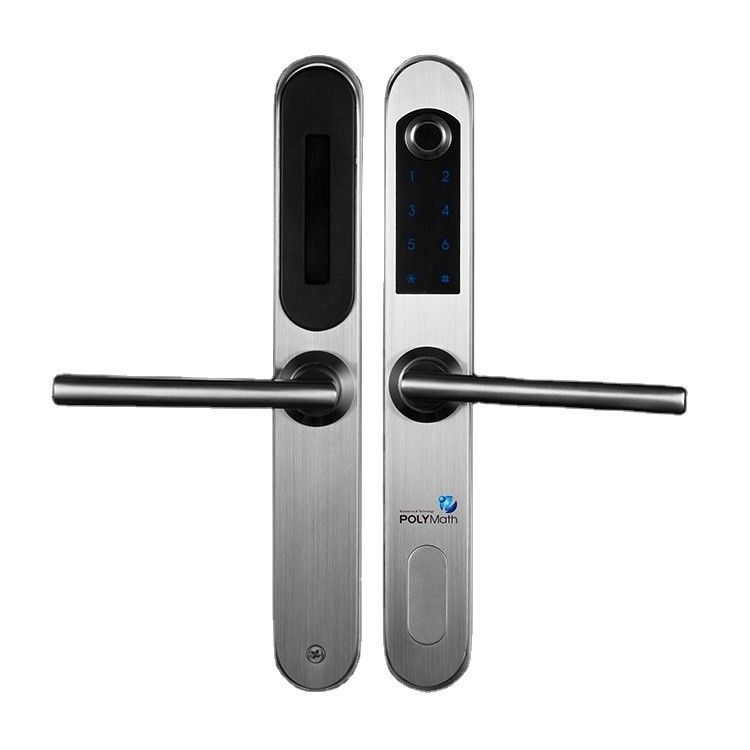 Zilveren vinger afdruk van roestvrij staal Bluetooth Smart Electronic Door Lock voor Houten Deur