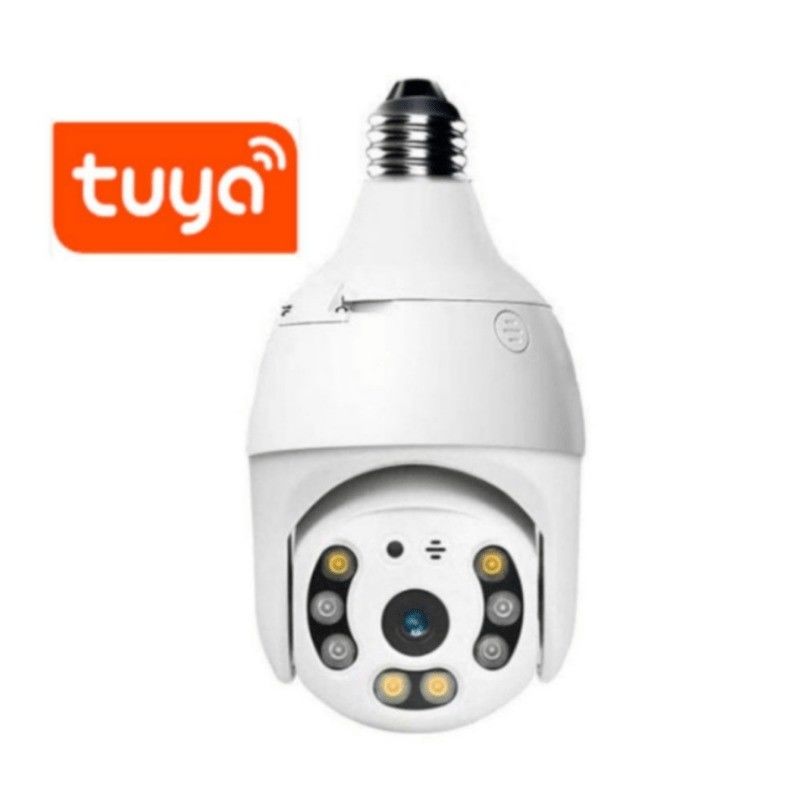360 graden HD-bewaking PTZ-beveiliging Wifi Cctv-netwerkcamera voor slimme gloeilamp