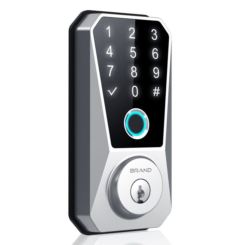 Eenvoudige installatie Zinklegering Europese digitale slot voor beveiliging van het huis