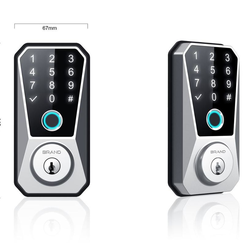Ontgrendelingsmethode Kaartcode Sleutel vingerafdruk Hottest WiFi-verbinding deur slot voor appartementen