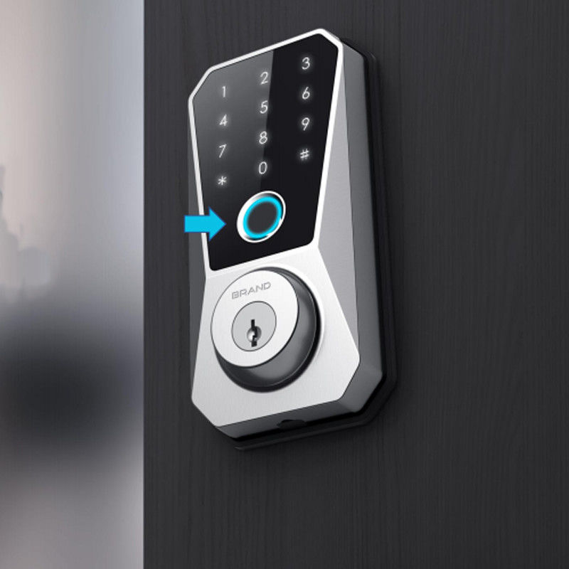 Aanpasbaar Zink legering slim slot Competitief voor Wifi-aangedreven vingerafdruk deur slot